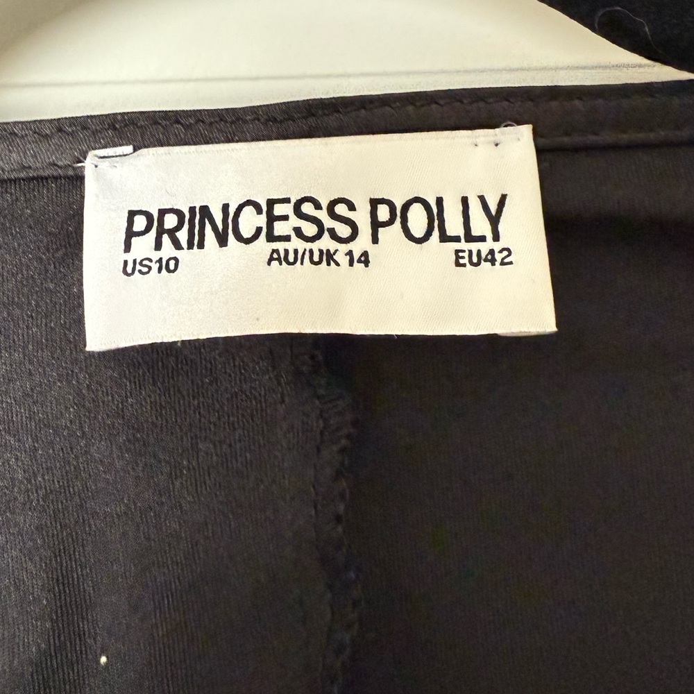 New Princess Polly Phillipa Long Sleeve Mini Dress Black - Picture 4 of 9